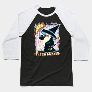 Pizza Wizard party Baseball T-Shirt